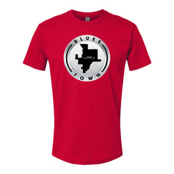 Blues Town Logo T-Shirt - Red