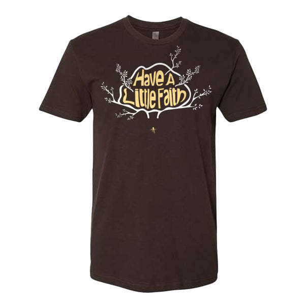 Have A Little Faith Logo T-Shirt - Dark Chocolate