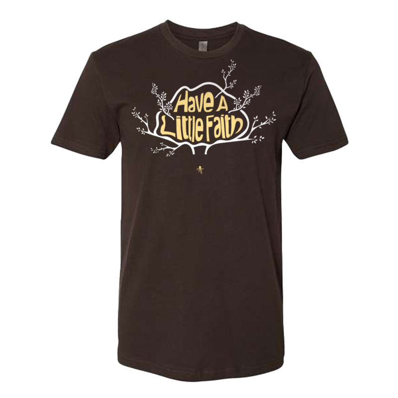 Have A Little Faith Logo T-Shirt - Dark Chocolate